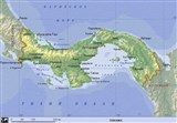 Панама (географическая карта)