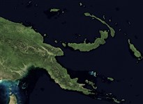 Папуа-Новая Гвинея (спутниковый снимок)