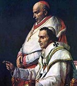 Пий VII (с кардиналом Капрарой)