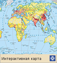 Плотность населения (интерактивная карта)