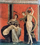 Помпеи (фреска с виллы Мистерий)