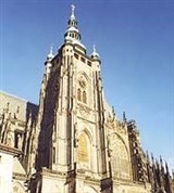 Пражский град (южный фасад собора св. Вита)
