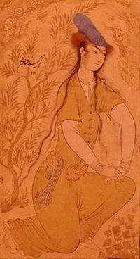 Реза Аббаси («Девушка в меховой шапке»)