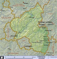 Рейнланд-Пфальц (географическая карта)