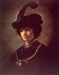 Рембрандт (Автопортрет в молодости)