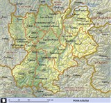 Рона-Альпы (географическая карта)