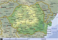 Румыния (географическая карта)