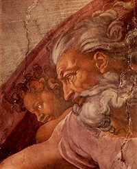 САВАОФ (деталь фрески Микеланджело «Сотворение Адама»)