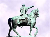 СЕРБИЯ (Белград. Статуя князя Михаила Обреновича)