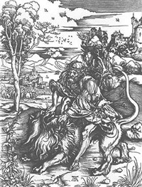 Самсон (гравюра А. Дюрера «Самсон убивает льва»)