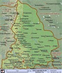 Свердловская область (географическая карта)