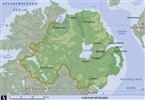 Северная Ирландия (географическая карта)