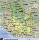 Сербия (географическая карта)