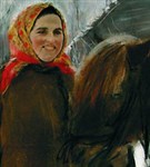 Серов Валентин Александрович (Баба с лошадью)