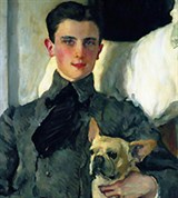 Серов Валентин Александрович (портрет Ф.Ф. Юсупова с собакой)