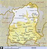 Сикким (географическая карта)