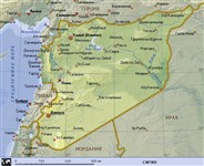 Сирия (географическая карта)