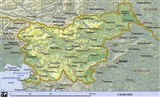 Словения (географическая карта)