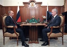 Собянин Сергей Семенович и Путин Владимир Владимирович (2013)
