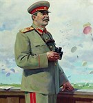 Сталин Иосиф Виссарионович (Сталин на авиационном празднике)
