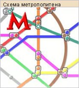 Схема метрополитена Амстердама