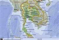 Таиланд (географическая карта)