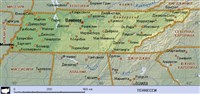 Теннесси (географическая карта)