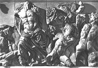 Титаны (фрагмент фриза Пергамского алтаря)