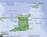 Тринидад и Тобаго (географическая карта)