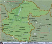 Тюменская область (географическая карта)