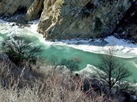 Урух (река зимой)