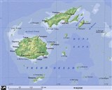Фиджи (географическая карта)