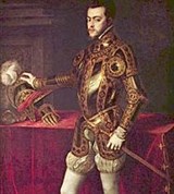 Филипп II Габсбург (Портрет работы Тициана)