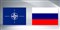 Флаги России и НАТО (коллаж)