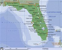 Флорида (географическая карта)