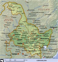 ХЭЙЛУНЦЗЯН (географическая карта)