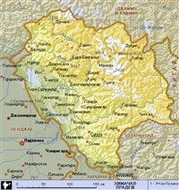 Химачал-Прадеш (географическая карта)
