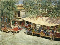 Чайхана (картина А.В. Исупова)