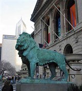 Чикагский художественный институт (скульптура перед входом)