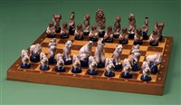 Шахматы (комплект шахматных фигур «Мир животных»)