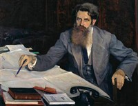 Шмидт Отто Юльевич (портрет работы М.В. Нестерова)