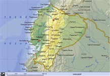 Эквадор (географическая карта)