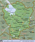 Ярославская область (географическая карта)
