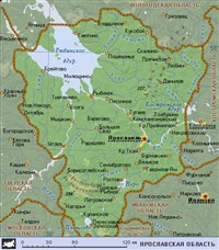 Ярославская область (карта)