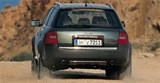 Audi Allroad вид сзади в движении