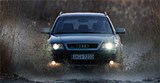 Audi Allroad на преодолении водной преграды