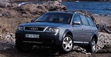Audi Allroad на скалистом берегу