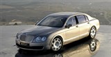 Bentley Continental (седан Flying Spur под дождем)