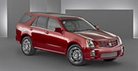 Cadillac SRX (вид сбоку спереди)