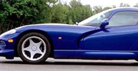 Chrysler Viper вид сбоку